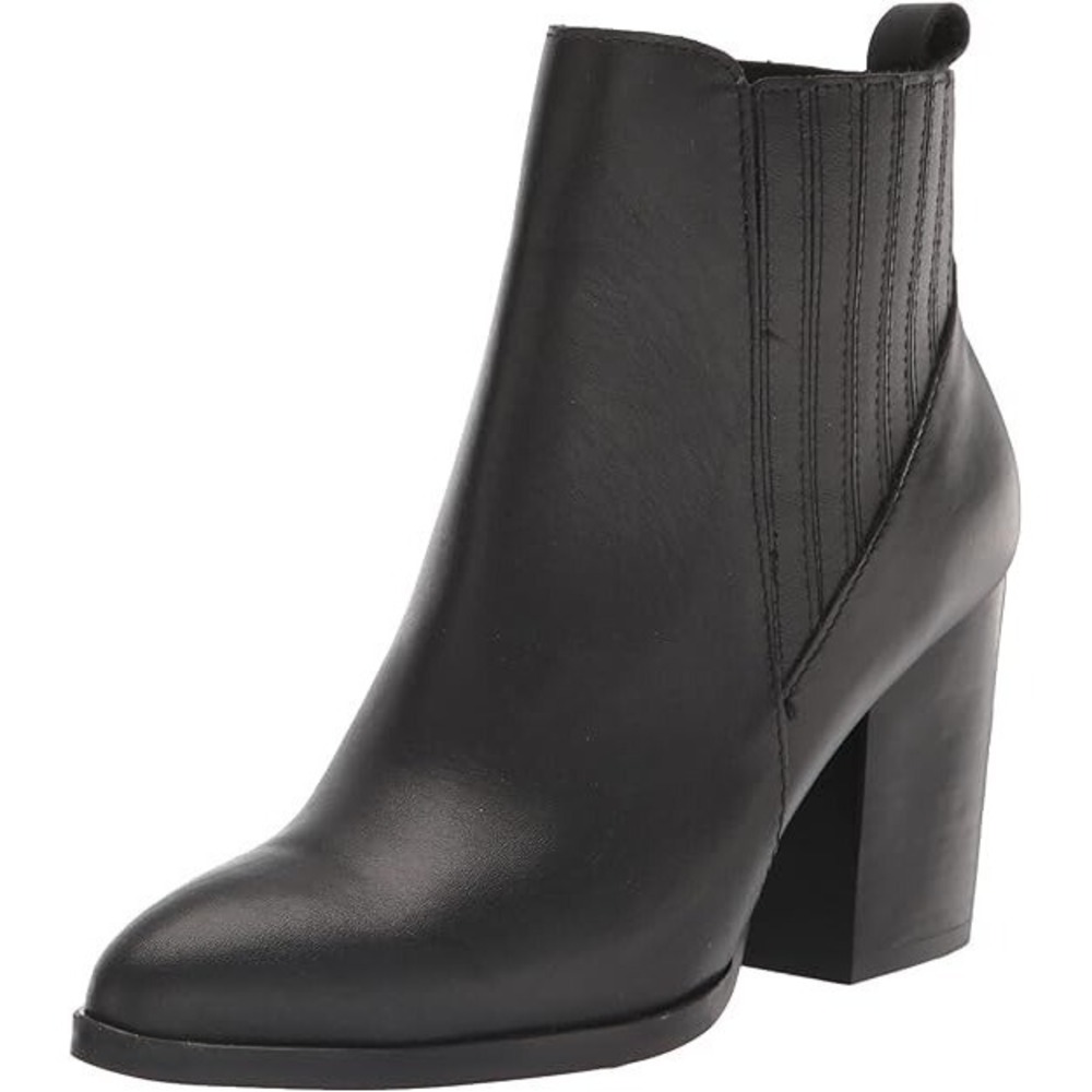 Blondo Waterproof Fashion Ankle Zip Boots USA Women Size 9.5 Black Leather NEW